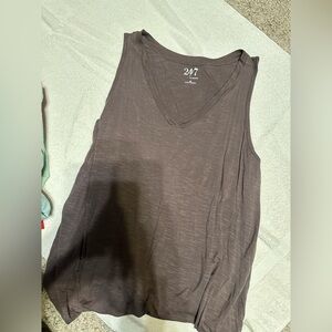 24/7 Comfort Apparel Chocolate Tank Top